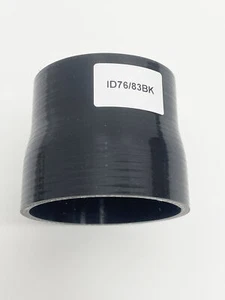 Acoplador de manguera de unión recta de silicona 76 mm-83 mm Turbo tubo intercooler de aire de agua - Imagen 1 de 8