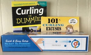 Table top Curling Game, (new unopened) PLUS 2 Curling Books - Picture 1 of 6