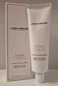 ~ NEW ~ LAURA MERCIER AMBRE VANILLE SOUFFLE HAND CREAM 50ml **BOXED** - Picture 1 of 3