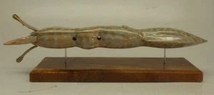 Seaquest Submarine Sub Ship Mahogany Kiln Dry Wood Model Large New - Picture 1 of 1