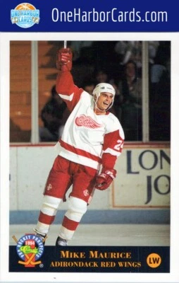 1994 Classic Pro Prospects Adirondack Red Wings Hockey Card #64 Mike Maurice - Image 1 of 2