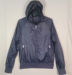 Nike Damen The Windrunner Jacke Navy Blau Windbreaker Full Zip 341297 Gr. L  - Bild 1 von 12