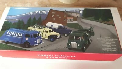 Coffret collector 4 camions Ford Studebaker CIJ Norev limité C80900 comme Dinky  - Photo 1/4