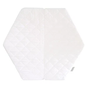 Roba Laufgittermatratze 6-eckig Laufstall-Matratze weiß gesteppt 112x97x4cm TOP - Bild 1 von 11