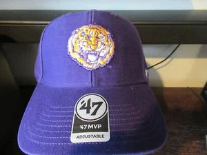 LSU Tigers 47 Brand Adjustable Hat Size Men's new with tags Free Ship - Picture 1 of 5