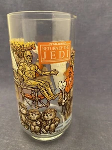 Star Wars WICKET THE EWOK Collector's Glass Return Of The Jedi BURGER KING 1983 - Picture 1 of 8