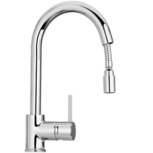 PAINI - MISCELATORE LAVELLO CUCINA DOCCETTA MONOGETTO ESTRAIBILE COX 78CR591 - Foto 1 di 1