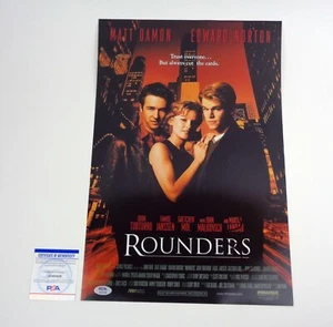 Matt Damon Signed Autograph Rounders Movie Poster PSA/DNA COA - Picture 1 of 1