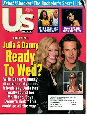 US Weekly Magazine May 13 2002 Julia Roberts Jennifer Lopez Pamela Anderson - Image 1 of 3