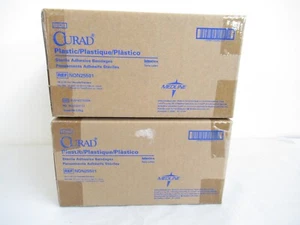 2 Cases/ 2400 Medline Curad NON25501 Plastic Adhesive Bandages Natural 7/8" - Picture 1 of 5