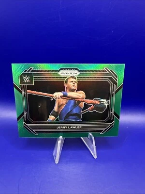 2023 Panini Prizm WWE  Green Prizm #14 Jerry Lawler WWE Legend - Image 1 of 4