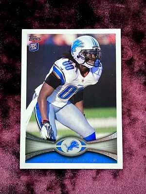Dwight Bentley 2012 Topps RC #318 MINT Lions Rookie Jersey Louisiana Lafayette💙 - Image 1 of 2