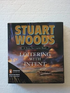 LOITERING WITH INTENT, STUART WOODS, UNABRIDGED  audio CD - Picture 1 of 2