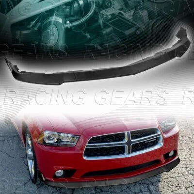 CARGADOR DODGE SPOILER DIVISOR PARACHOQUES DELANTERO NEGRO MATE ESTILO STP AJUSTE 11-14 Foto 1 de 4