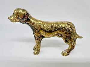 Vintage Solid Brass Beagle Collectible Miniature Dog Ornament Figurine - Picture 1 of 6