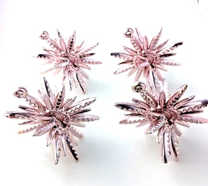 EAMES ERA ROSE SPUTNIK ORNAMENTS FOR ALUMINUM CHRISTMAS TREE - Picture 1 of 3