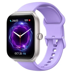 2025 Smart Watch For Men/Women, Waterproof Smartwatch Bluetooth iPhone Samsung - Picture 1 of 20