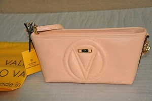 Valentino By Mario Valentino Grace Signature Women's Leather Shoulder Bag Pink - Picture 1 of 12
