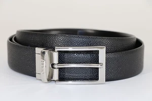 Cintura reversibile HUGO BOSS mod. Gelvio_Or35, taglia unica, nero, pelle fatto a mano in Italia - Foto 1 di 5
