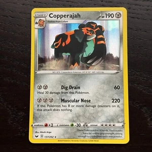 Copperajah 137/202 Pokemon Sword & Shield Base Set Holo Rare Card NM - Picture 1 of 2