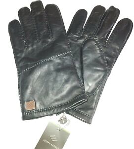 Men's Joseph Abboud Leather Gloves,Black, XL.