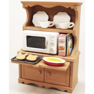 Sylvanian Families KA-413 Schrank Backofen Mikrowelle Set - Epoche (wie neu) - Bild 1 von 2