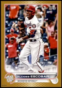 Alcides Escobar 2022 Topps 5x7 Gold #116 /10 Nationals - Picture 1 of 2