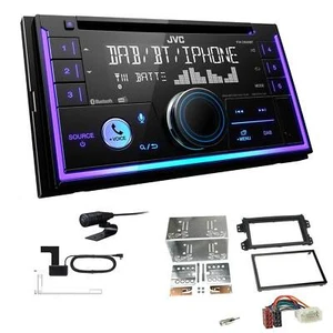 JVC KW-DB95BT Autoradio Bluetooth DAB+ für Suzuki Splash 2008-2014 schwarz - Bild 1 von 6