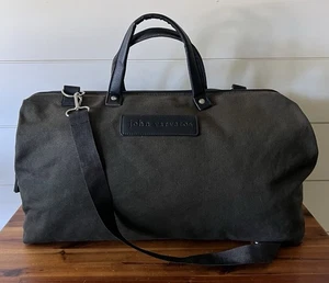 John Varvatos travel bag/duffel, Army Green - Picture 1 of 13