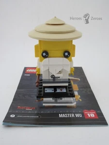 Lego 41488 BrickHeadz Ninjago Master WU Figur komplett mit Anleitung - Bild 1 von 5