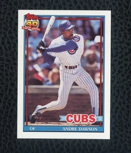 1991 OPC O PEE CHEE #640 ANDRE DAWSON HOF CHICAGO CUBS - Picture 1 of 2