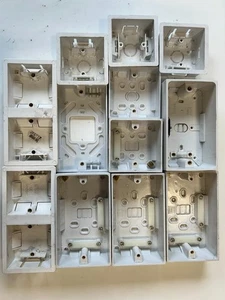 Dual Kunststoff Trockenfutter Rückwand Box 1 Gang Wand Unterputz Muster Restposten 12 - Bild 1 von 8