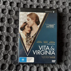Vita & Virginia DVD 2018 Region 4 Gemma Arterton Elizabeth Debicki Transmission - Foto 1 di 5
