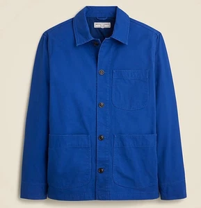 Wallace & Barnes x Jcrew lightweight twill chore Work jacket - French New NWT - Picture 1 of 6