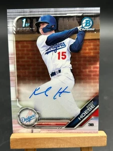 2019 Bowman Draft Chrome Kody Hoese 1st Bowman Auto #CDA-KH Dodgers - Picture 1 of 2