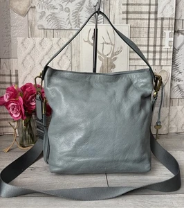 Borsa a tracolla FOSSIL Maya blu in pelle multiway borsa a mano - Foto 1 di 11