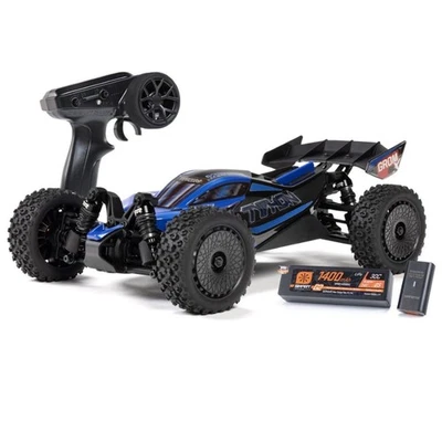 Arrma TYPHON GROM 223S BLX 1/14 Brushless 4X4 RTR con DSC, Blu con batteria e... - Immagine 1 di 4