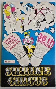 Ismailia Temple Shrine Circus 1982 36º libro Buffalo NY PUBLICIDAD WNY 144 páginas - Imagen 1 de 18