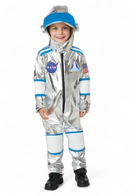 Nuevo traje de vuelo de lujo de la NASA disfraz para niño pequeño Foto 1 de 2