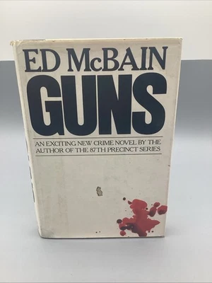 1976 GUNS BY ED MCBAIN-1st Edition-HC/DJ *RARE* Foto 1 de 4