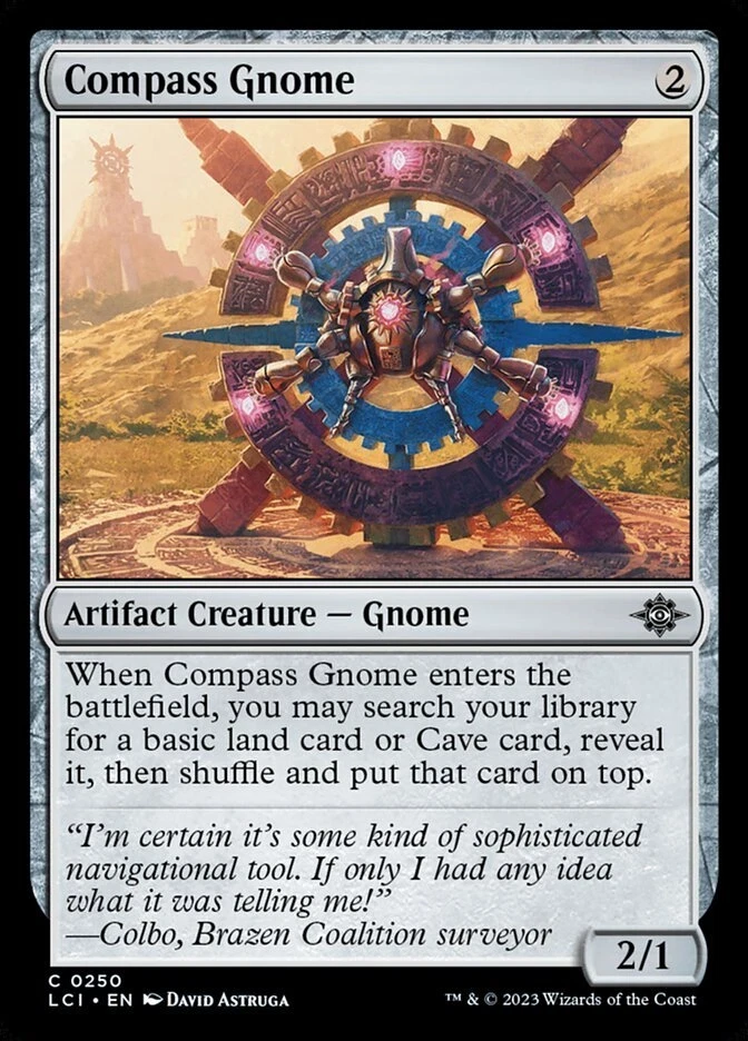 LP Compass Gnome (250) The Lost Caverns of Ixalan LCI MTG Magic - Image 1 of 1