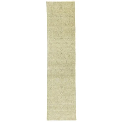 2'4X10 ft Transitional Oriental Runner Rug Floral Style Hallway & Kitchen Carpet - Image 1 of 4