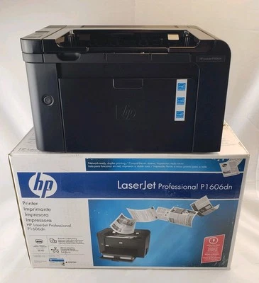 HP LaserJet Pro P1606dn Workgroup Laser Printer - Image 1 of 4