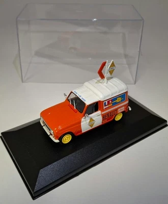 Renault Furgone Service Vacances 1971 1/43 Universal Hobby Box Vetrina - Immagine 1 di 3