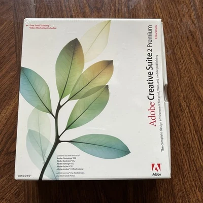 Official Adobe Creative Suite 2 CS2 Premium Edition For Windows - Image 1 of 4