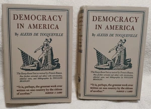 Democracy in America von Alexis de Tocqueville Bände 1 & 2 HC Set 1984 Knopf - Bild 1 von 23