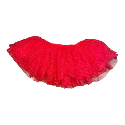 Costumes USA Adult Standard Red Tutu 10" Ballerina Costume Elastic Waist - Image 1 of 4