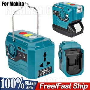 200W Power Inverter for Makita 18V Battery To AC 120V/220V Portable with Light - Picture 1 of 10