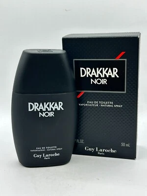 GUY LAROCHE COSMAIR DRAKKAR NOIR 50ML VINTAGE EDT SPRAY (NEW WITH BOX) - Image 1 of 4