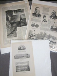 Magazines Pages 1880s Harpers Weekly Frank Leslies Newspaper  Toledo Stories